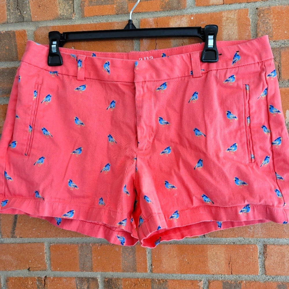A.N.A shorts golden birds design 🐦
